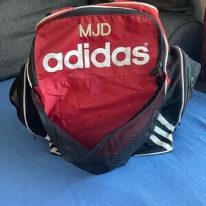 Adidas Vintage Football Backpack with Ball Mesh Compartment and cleats pockets